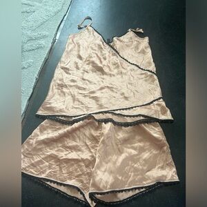 Intimissi silk short pajamas- tank size medium, shorts size small